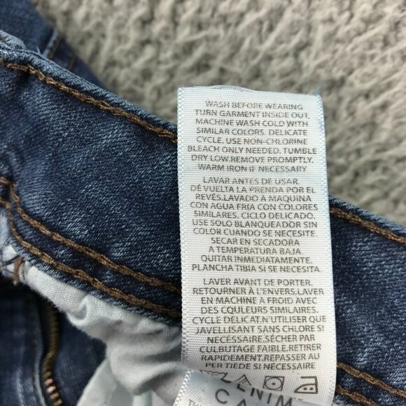 KENSIE Womens Size 4/27 Mid Rise Medium Wash Stretch Denim Skinny Ankle Jeans - Picture 8 of 15